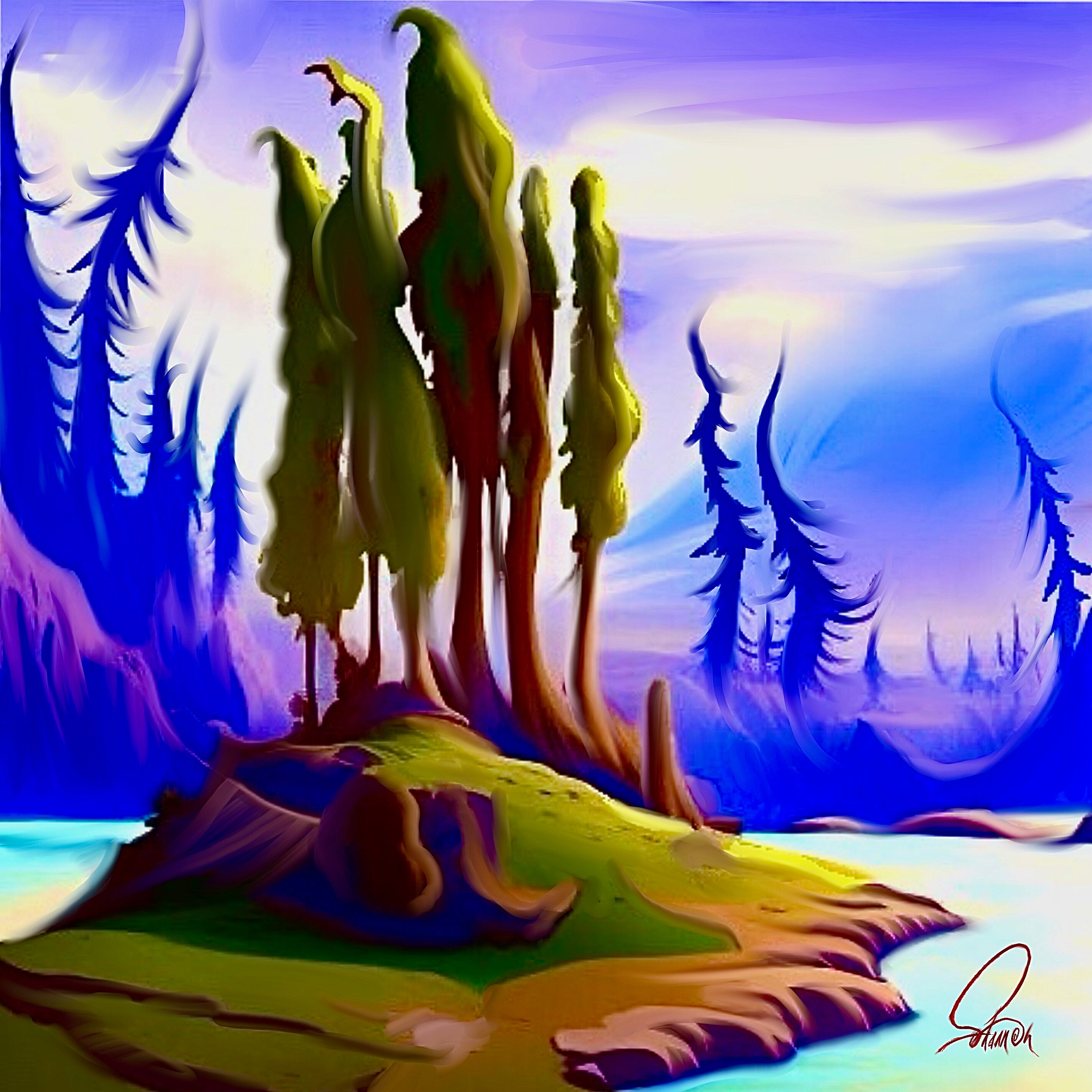 Between Two Horizons