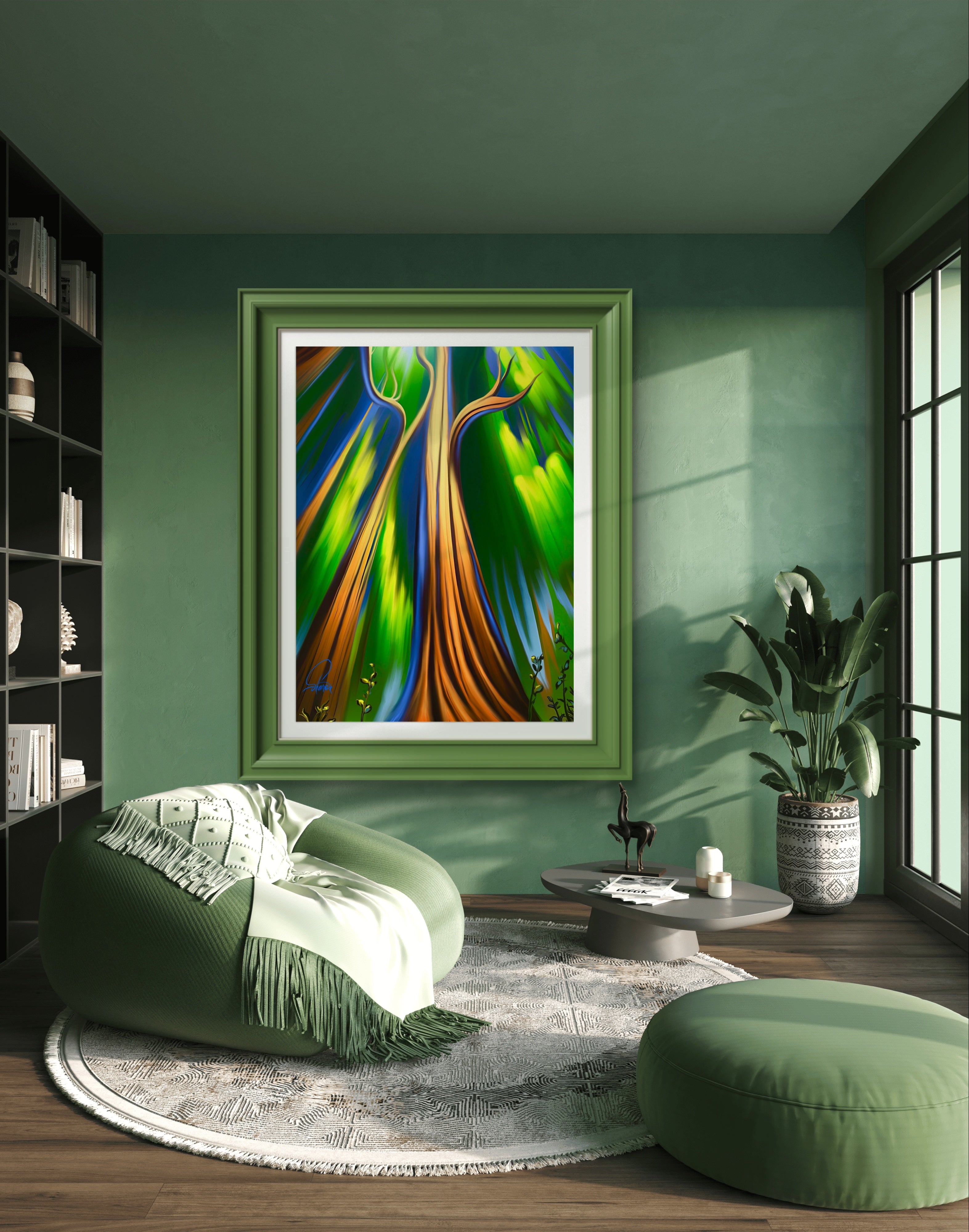 Vibrant Forest Dreams