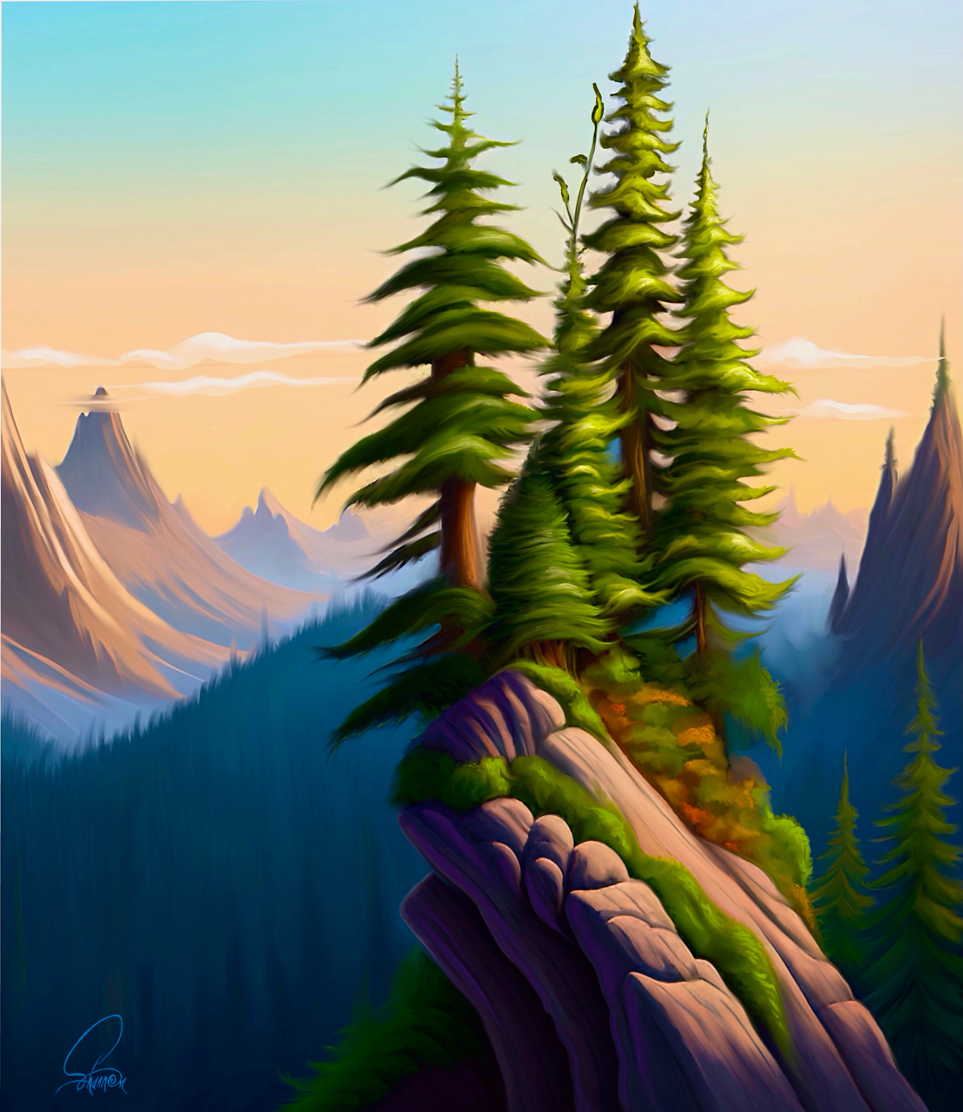 Nature's Watchtowers